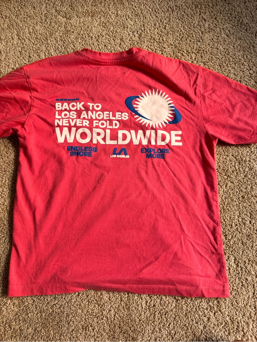 ZARA shirt Worldwide Graphic Tee - Red Men's Shirt